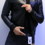 Black Leather Jacket – Classic bomber Fit Style ZAC