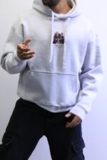 Men's Vintage-Inspired Graphic Hoodie - Street Style Essential. - Image 14