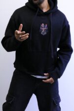 Men's Vintage-Inspired Graphic Hoodie - Street Style Essential. - Image 7