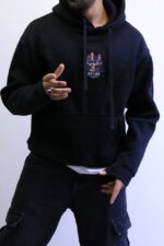 Men's Vintage-Inspired Graphic Hoodie - Street Style Essential. - Image 3