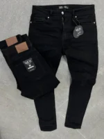 Black Denim Jeans – Slim Fit Casual Pants - Image 8