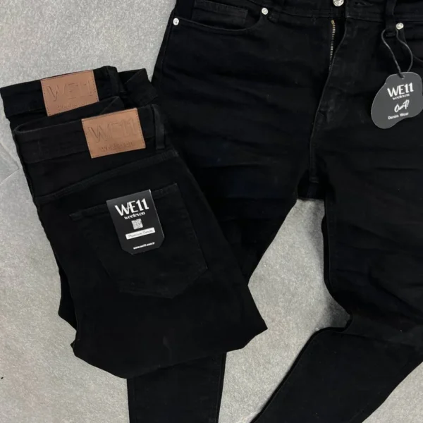 Black Denim Jeans – Slim Fit Casual Pants