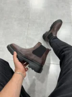 Premium Black Leather Boots Comfort in Every Step - Image 2