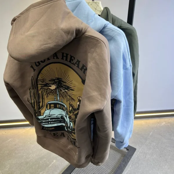 Oversized Hoodie back graphic Hoodie Billet Points Fit