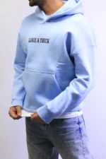 Oversized Hoodie back graphic Hoodie Billet Points Fit - Image 9