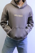 Oversized Hoodie back graphic Hoodie Billet Points Fit - Image 2