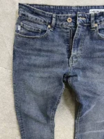 slim simple DARK BLUE jeans modern and elegant everyday look - Image 14