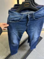 Blue Jeans Wash Jeans for Men – Modern Slim Fit - Image 9