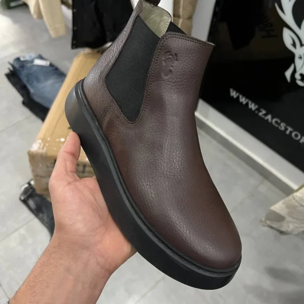Men’s Brown Chelsea Boots – Classic Leather Ankle Boots