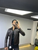 ZAC Men’s Brown Leather Jacket – Premium Designer CLASSIC  Style - Image 13
