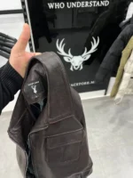 ZAC Men’s Brown Leather Jacket – Premium Designer CLASSIC  Style - Image 11