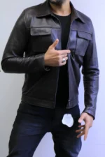 ZAC Men’s Brown Leather Jacket – Premium Designer CLASSIC  Style - Image 45