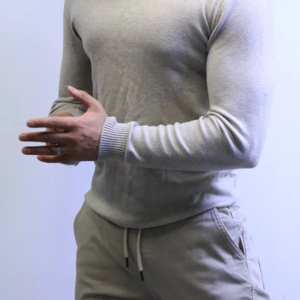 Men’s Premium Knit Turtleneck Sweater – Slim Fit | Winter Essential by Zacstore