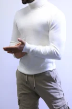 Men’s Premium Knit Turtleneck Sweater – Slim Fit | Winter Essential by Zacstore - Image 3
