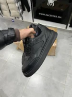 Men’s Full Black Shoes – Textured Leather, Soft Insole - Image 11