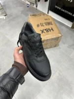 Men’s Full Black Shoes – Textured Leather, Soft Insole - Image 9