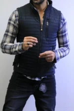 Men’s Sleeveless Puffer Vest – Soft & Warm Lightweight Fit - Image 27