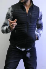 Men’s Sleeveless Puffer Vest – Soft & Warm Lightweight Fit - Image 31