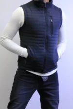 Men’s Sleeveless Puffer Vest – Soft & Warm Lightweight Fit - Image 2