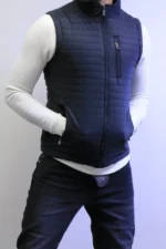 Men’s Sleeveless Puffer Vest – Soft & Warm Lightweight Fit - Image 22
