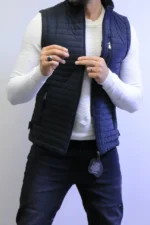 Men’s Sleeveless Puffer Vest – Soft & Warm Lightweight Fit - Image 13