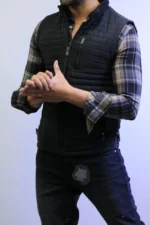 Men’s Sleeveless Puffer Vest – Soft & Warm Lightweight Fit - Image 21