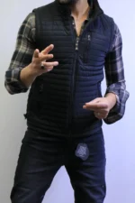 Men’s Sleeveless Puffer Vest – Soft & Warm Lightweight Fit - Image 9