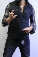 Men’s Sleeveless Puffer Vest – Soft & Warm Lightweight Fit - Image 10