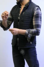 Men’s Sleeveless Puffer Vest – Soft & Warm Lightweight Fit - Image 11