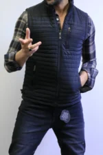 Men’s Sleeveless Puffer Vest – Soft & Warm Lightweight Fit - Image 12