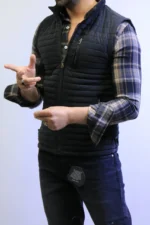 Men’s Sleeveless Puffer Vest – Soft & Warm Lightweight Fit - Image 4