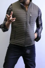 Men’s Sleeveless Puffer Vest – Soft & Warm Lightweight Fit - Image 6