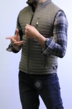 Men’s Sleeveless Puffer Vest – Soft & Warm Lightweight Fit - Image 5