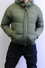 Winter Hooded Puffer Jacket - Premium Textured Material - Image 18