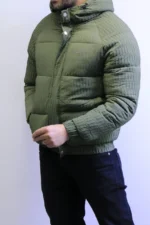 Winter Hooded Puffer Jacket - Premium Textured Material - Image 17
