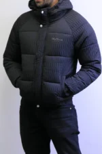 Winter Hooded Puffer Jacket - Premium Textured Material - Image 11
