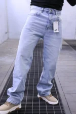 Light blue  baggy Jeans Urban Edition – Washed Steel Denim