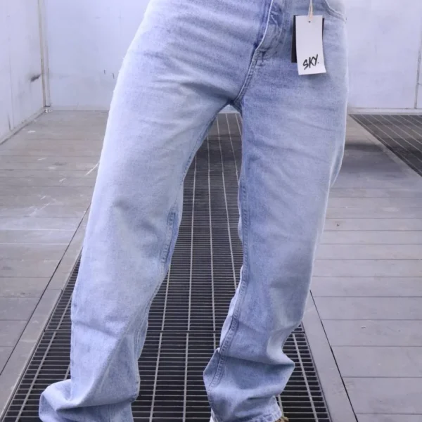 Light blue  baggy Jeans Urban Edition – Washed Steel Denim