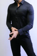 Black stretch shirt - slim Fit Edition - Image 5