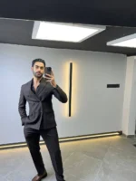 Men’s Slim Fit Double-Breasted Suit – Elegant Formal Outfit - Image 5