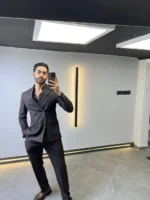 Men’s Slim Fit Double-Breasted Suit – Elegant Formal Outfit - Image 15