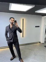 Men’s Slim Fit Double-Breasted Suit – Elegant Formal Outfit - Image 13