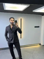 Men’s Slim Fit Double-Breasted Suit – Elegant Formal Outfit - Image 7