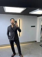 Men’s Slim Fit Double-Breasted Suit – Elegant Formal Outfit - Image 14