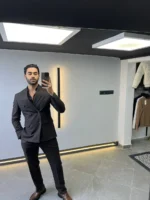 Men’s Slim Fit Double-Breasted Suit – Elegant Formal Outfit - Image 3