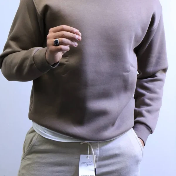 from e backElegant and Cozy Sweater with a Modern Design