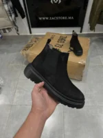 Premium Black Leather Boots Comfort Every Day ref 300 - Image 2