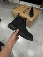 Premium Black Leather Boots Comfort Every Day ref 300 - Image 4