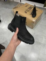 Premium Black Leather Boots Comfort Every Day ref 300