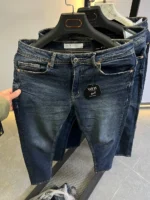 Dark blue Wash Jeans for Men – Modern Slim Fit - Image 4